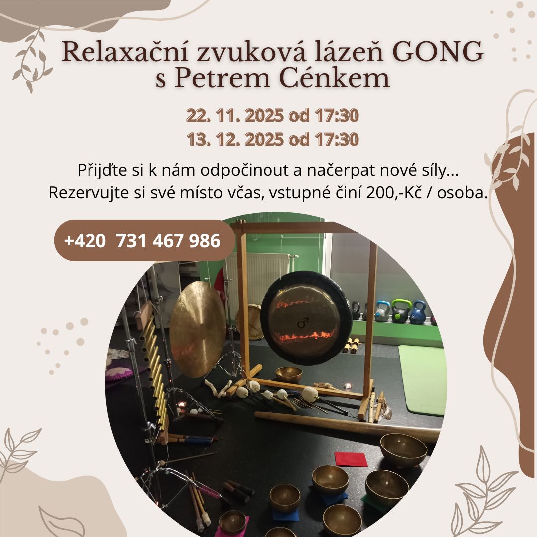 Relaxační zvuková lázeň GONG s Petrem Cénkem