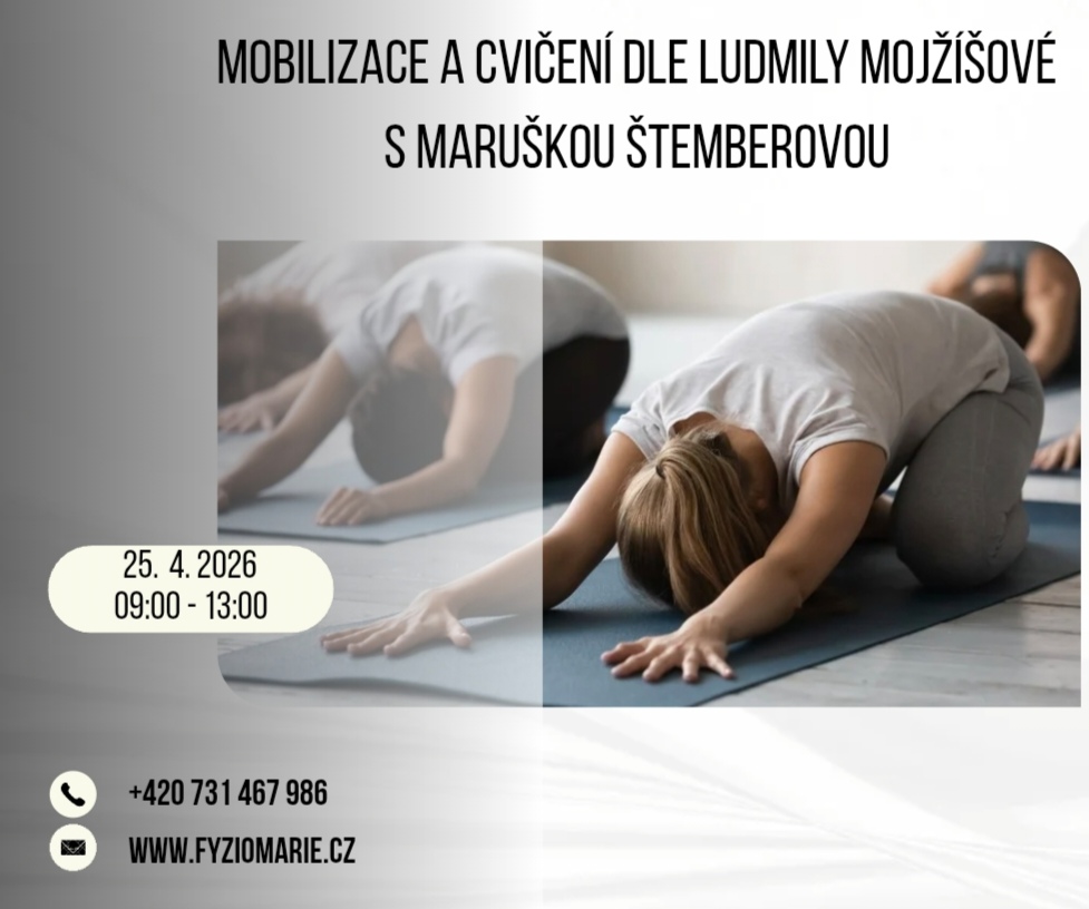 Mobilizace a cvičení dle Ludmily Mojžíšové na doma s Maruškou Štemberovou