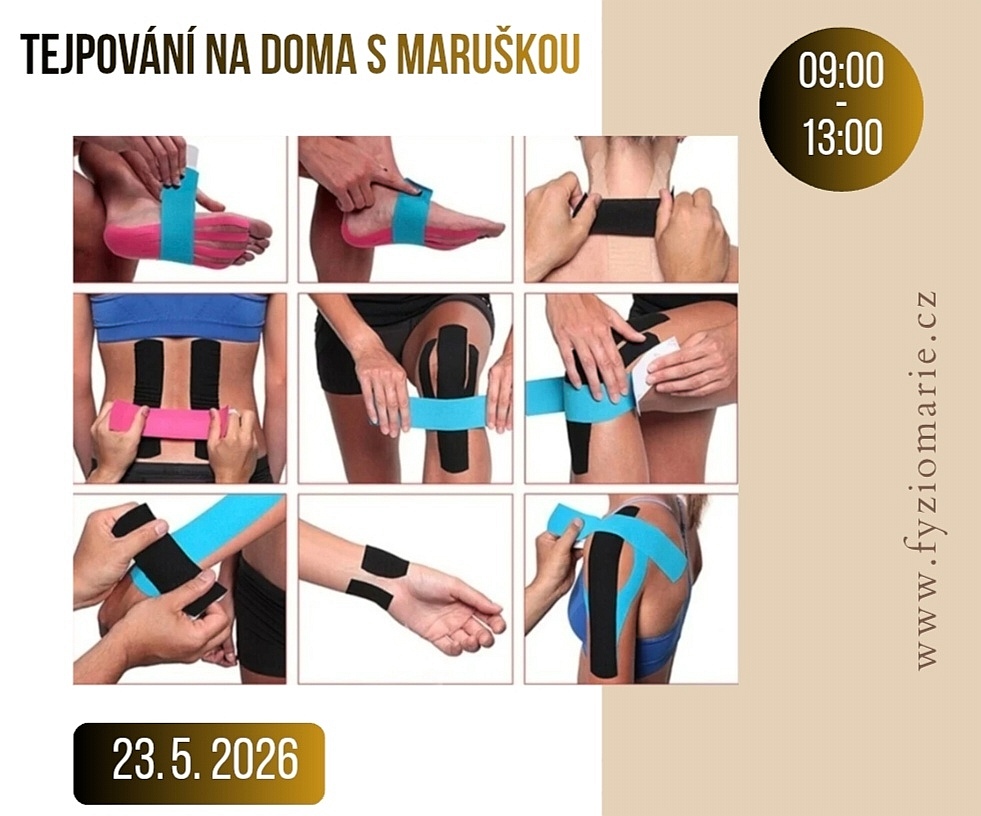 Tejpování na doma, klouby a péče o ně s Maruškou Štemberovou